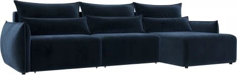 Диван угловой Лига-051 НПБ Лонг угол универсальный Лига Диванов (Велюр) арт.128666