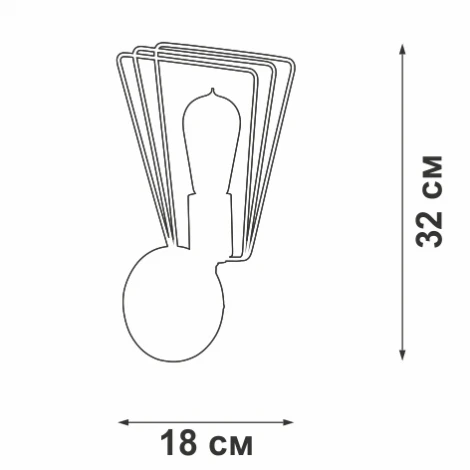 Бра Vitaluce V4378-0/1A (220V)