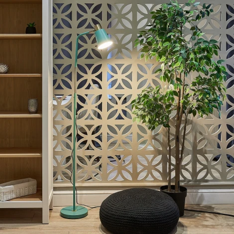 Торшер под лампу Е27, 40W, с регулировкой наклона, зеленый Uniel UML-T700 E27 GREEN