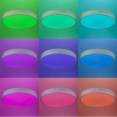 Потолочный светильник RGB круглый светодиодный с пультом Citilux Купер Лайн CL72470GL0 (220V, круглые)