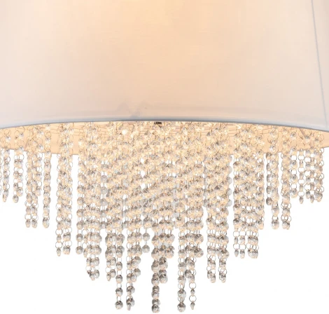 Подвесной светильник Escada CHARM 652/5S White (220V, хрусталь, подвески, на проводе)