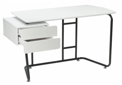 Компьютерный стол Woodville Desk white / black 11838