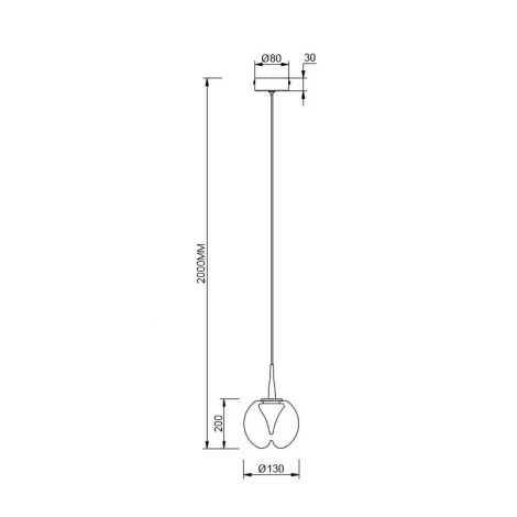 Подвесной светильник светодиодный Mantra Andromeda 9078