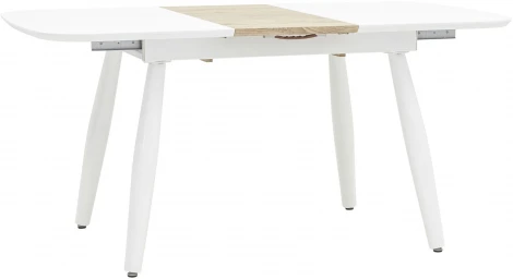 Стол обеденный Stool Group Чикаго раскладной 120-160*90 белый УТ000002134