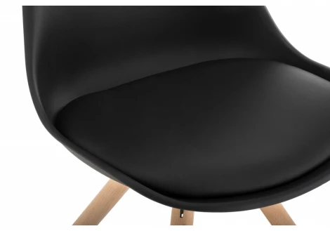 Обеденный стул Woodville Bonito черный 11327