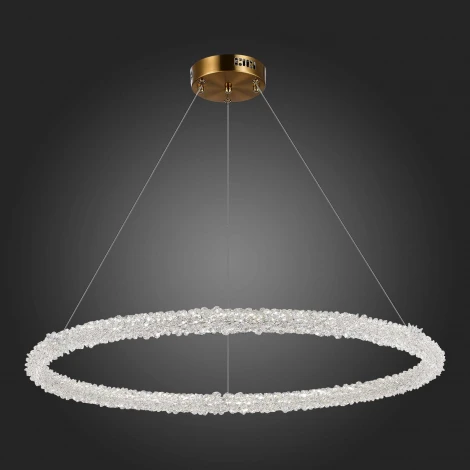 Подвесной светильник Avana SL6110.223.01 ST Luce (регулировка яркости, LED, 220V, пульт управления, на тросе, кольцо)
