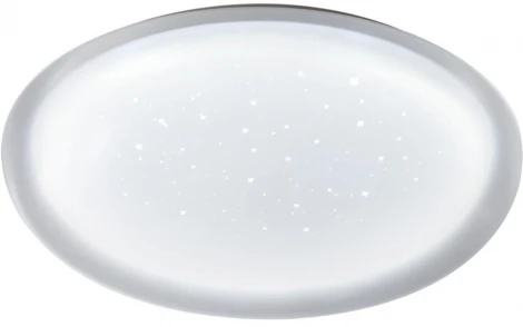 Настенно-потолочный светильник Sonex Jolly 7774/DLN пластик/белый "зв. небо" LED 48Вт 3000/4000/6000К (для детской, 220V, круглые, звездное небо, IP43)