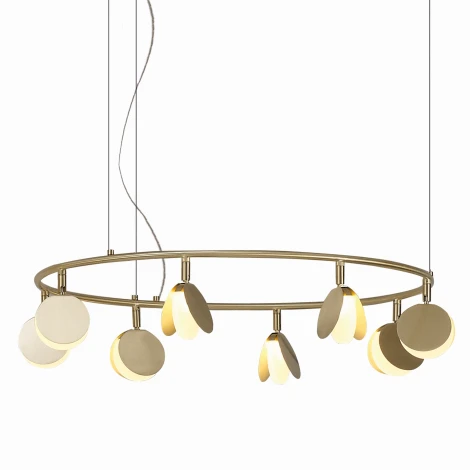 Подвесная люстра Mantra Shell 7261 (LED, 220V, подвески, на тросе)