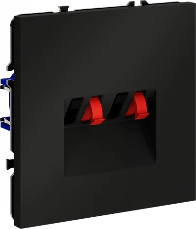 Акустическая розетка (черный матовый) Voltum S70 VLS060308