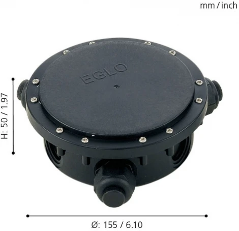 Соединительная коробка Eglo Connector Box, черный
