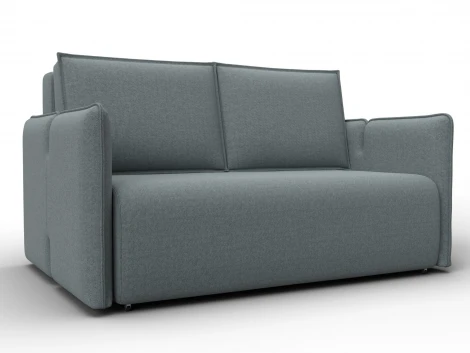 Диван прямой Лига-117 (ЛДСП,Брус,Фанера,Рогожка/Серый) Лига Диванов 137006