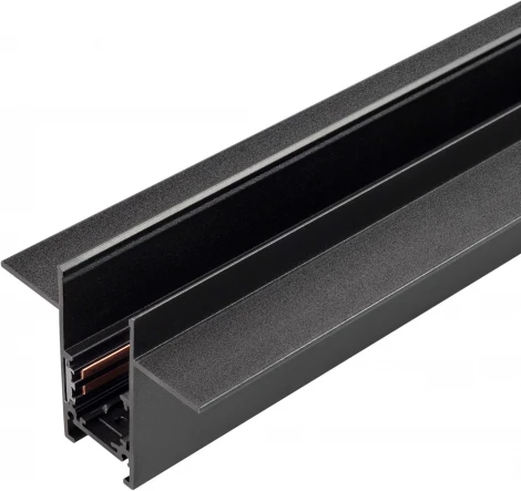 Трек магнитный встраиваемый MAG-ORIENT-TRACK-2653-FDW-2000 (BK, FLAT) (Arlight, IP20 Металл) 041438