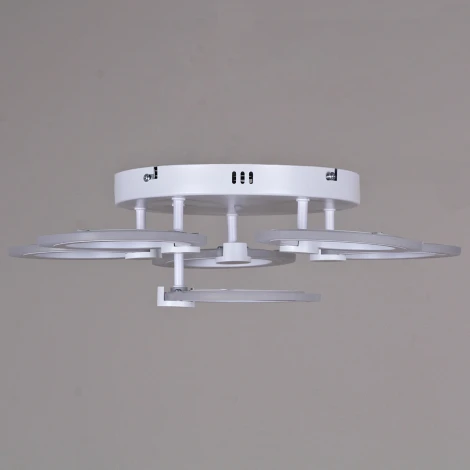 Потолочная люстра на штанге светодиодная с пультом регулировкой цветовой температуры, яркости и ночным режимом Reluce 09501-0.3-5+1 WH (220V)