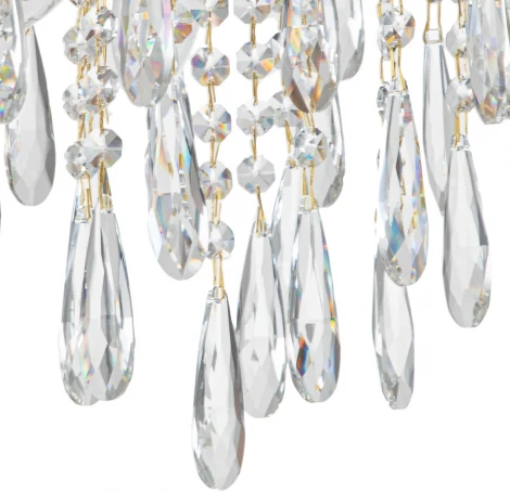 Потолочная люстра на штанге Escada Aurea 1124/5PL (220V, хрусталь, подвески)