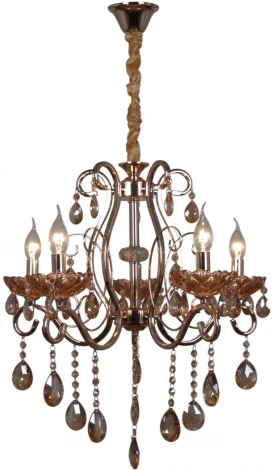 Подвесная люстра Reluce 02315-0.4-05 FGD+GC (220V, на цепи, подсвечник, свеча)