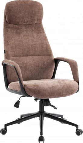 Кресло руководителя Everprof Otto Black Ткань Коричневый арт.EP Otto BL F Brown