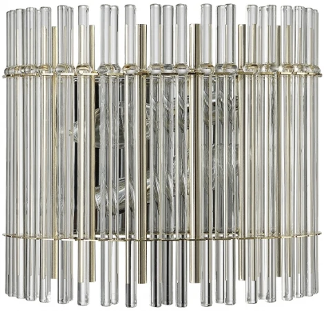 Бра AURELIO AP2 GOLD+CHROME/TRANSPARENT Crystal Lux (220V)