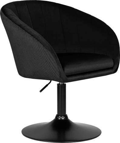 Кресло дизайнерское DOBRIN EDISON BLACK (черный велюр (1922-21)) Dobrin