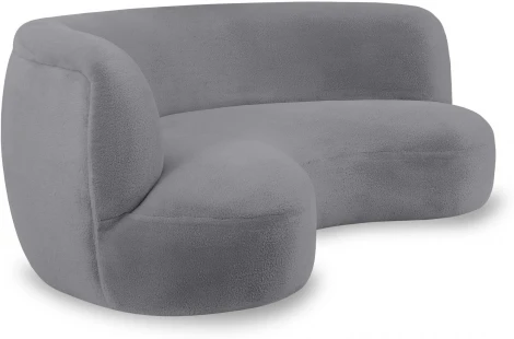 Диван Patti 2400 ОГОГО (арт.853233), (Мех/Серый)