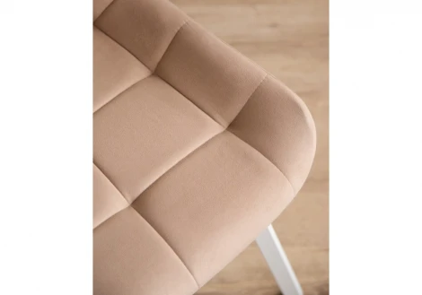 Стул на металлокаркасе Челси П бежевый (zd 210) / белый 632472