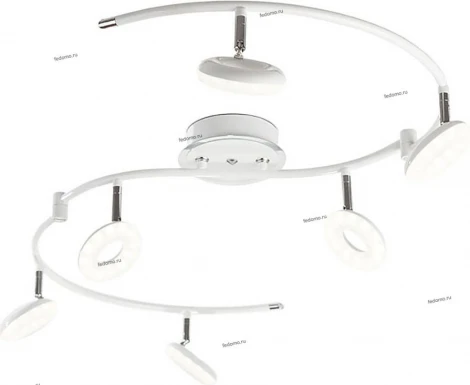 IDLamp 390 390/6PF-LEDWhitechrome