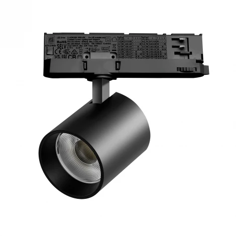 Трековый светильник трехфазный светодиодный LED 35W 220V с адаптером Lightstar Alta Base A5447QT