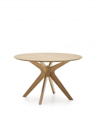 Круглый стол Naanim из дубового шпона Ø 120 см La Forma (ex Julia Grup) 252475