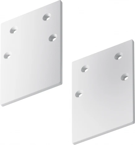 Заглушка торцевая 2шт накладной белый Maytoni Accessories for tracks Gravity TRA010EC-41W