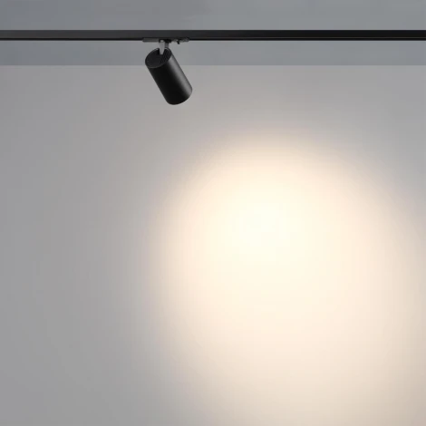 Трековый светильник однофазный светодиодный двухжильный Novotech Selene 359909 черный IP20 LED 15W 220-240V 3000К