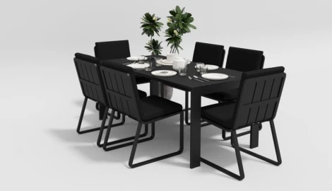 Стол Gardenini Malia (Алюминий/Темно-серый) TMLA.010018.T1