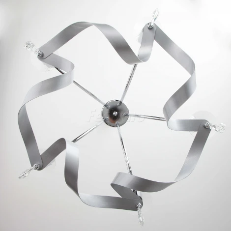 Подвесная люстра Eurosvet Adelia 60064/5 хром (220V, хрусталь Strotskis, на цепи)