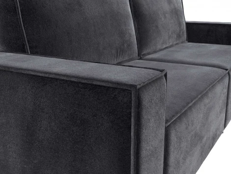 Диван прямой Куба Лига Диванов (Велюр) арт.127257
