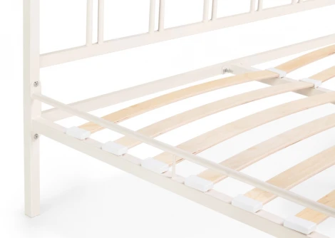 Полутораспальная кровать Woodville Рейк 120х200 белая 403024