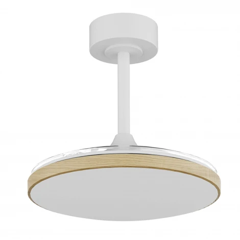 Потолочная светодиодная люстра с вентилятором и пультом Mantra Slim Fan 9009