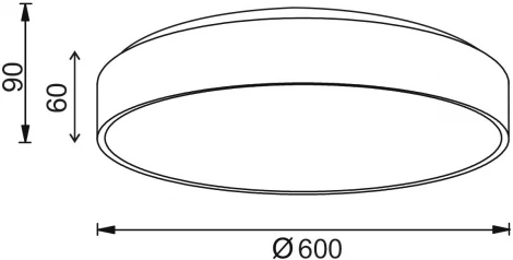 Потолочный светильник круглый Deko-Light Menkar 348203 (LED, 220V, круглые)