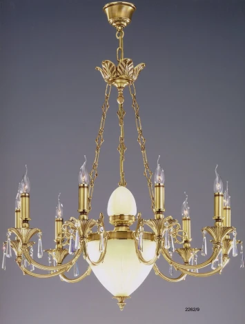 Подвесная люстра Bejorama Sophie 2262/9 (220V, на цепи, подсвечник, свеча)