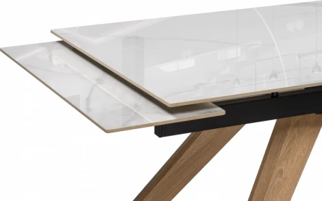 Стеклянный стол Морсби (Морсби) Woodville арт.588048