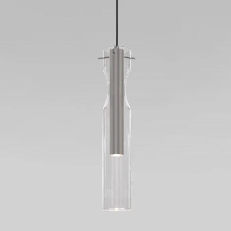 Подвесной светильник светодиодный Eurosvet Swan 50253/1 LED графит (220V, на проводе)