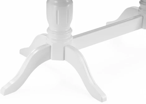 Стол деревянный Woodville Эвклаз овальный белый арт.615242