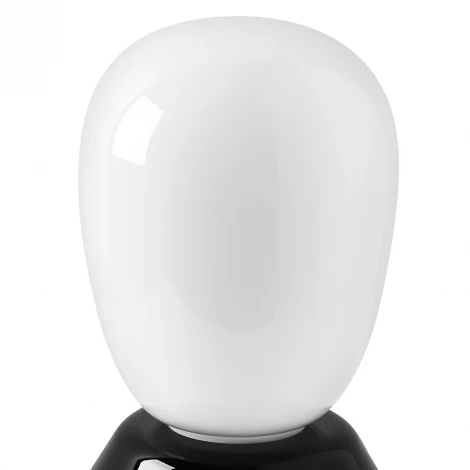 Настольная лампа диммируемая 10W 3000K матовый/черный Lightstar Uovo III 807917