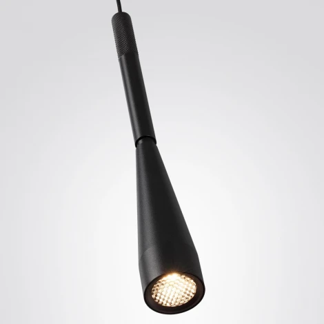 Подвесной светильник светодиодный Odeon Light Pix 7030/6L черный/металл/металл IP20 LED 6W 389Лм 38° 3000K 220V (на проводе)