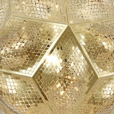 Подвесной светильник (11060/B/1P Brass) Indigo Futuro V000553 (220V, на проводе, шар)