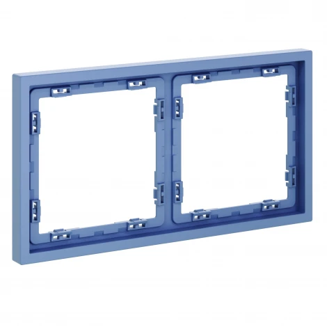 Рамка пластиковая на 2 поста (деним) Voltum S70 VLS100215