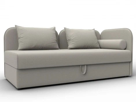 Тахта Лига-094 НПБ (ДСП,ЛДСП,Фанера/Пластик/Рогожка/Бежевый) Лига Диванов 132525