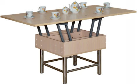 Стол трансформер 2А дуб белёный, Вита