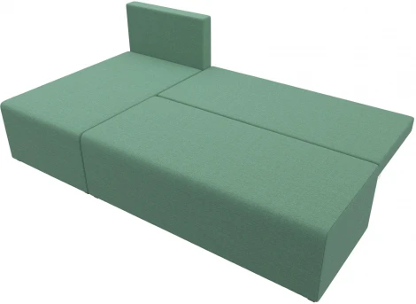 Диван угловой Поло левый угол Лига Диванов (Рогожка) арт.124818L