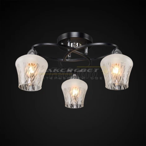 Максисвет 1-3080-3-BK+CR E27