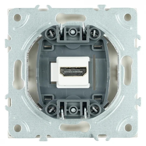 Розетка HDMI (кашемир, soft touch) Stekker Эмили 50169