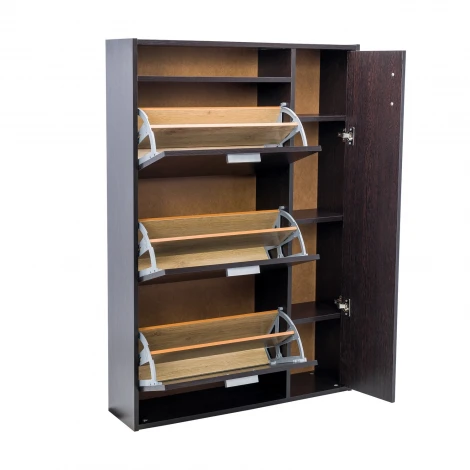 Обувница Leset Виерра 3 (ЛДСП,ПВХ/Венге) арт.2500000204845