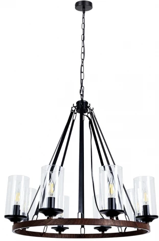 Подвесная люстра Arte Lamp Dalim A7014SP-8BK